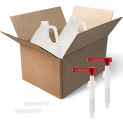 1 Gallon HDPE Plastic Jug With Pump Dispenser Made In USA - Pack Of 2 10 1 Gallon HDPE Plastic Jug With Pump Dispenser Made In USA - Pack Of 2 -Kitchen GUEST 03ae5f8d f3df 4191 b844 35f73f6688e0