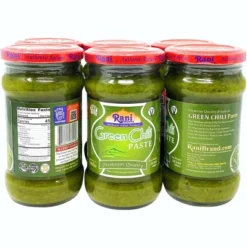 Green Chilli Cooking Paste - 10.58oz (300g) Pack Of 6 - Rani Brand Authentic Indian Products