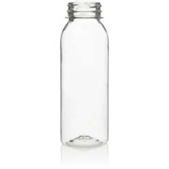 Clear Plastic Bottles 8oz PET Bottle With Flip-top Caps Made In USA - Pack Of 12
