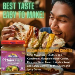 Hot Mango Chutney - 12.5oz (350g) Pack Of 6 - Rani Brand Authentic Indian Products -Kitchen GUEST 053f2bef 8068 44f8 ad71 339e32933fc1 1
