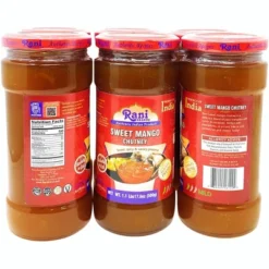 Sweet Mango Chutney - 17.6oz (1.1lbs) 500g Pack Of 6 - Rani Brand Authentic Indian Products