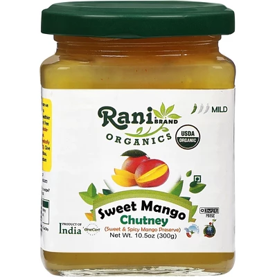 Organic Sweet Mango Chutney - 10.5oz (300g) - Rani Brand Authentic Indian Products 9 Organic Sweet Mango Chutney - 10.5oz (300g) - Rani Brand Authentic Indian Products - Image 7
