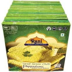 Rani Brand Authentic Indian Foods | Pappadums Green Chilli Papad -Kitchen GUEST 0a58e83e 398c 4c3d 9c1b 269170c6665b