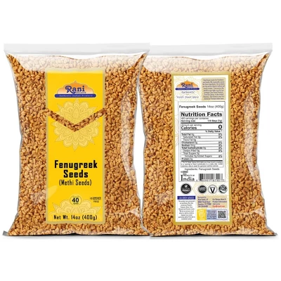 Rani Brand Authentic Indian Foods | Fenugreek (Methi) Seeds 6 Rani Brand Authentic Indian Foods | Fenugreek (Methi) Seeds - Image 4