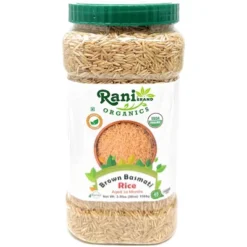Brown Basmati Rice Extra Long - 56oz (3.5lbs) 1.59kg PET Jar - Rani Brand Authentic Indian Products -Kitchen GUEST 0c2f3cea bb93 48d9 a912 5ee48c3f2070