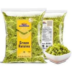 Green Raisins - 80oz (5lbs) 2.27kg - Rani Brand Authentic Indian Products -Kitchen GUEST 0d08cc8a d906 48fa a129 1f604eab7287