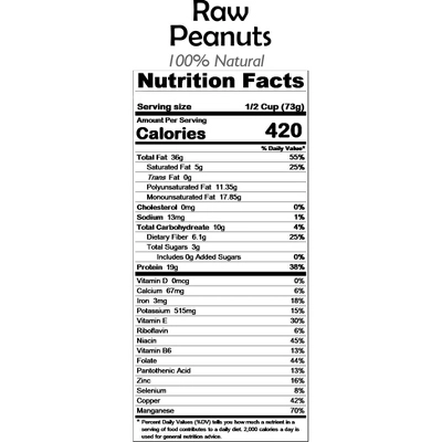 Peanuts Raw Whole W/Skin (uncooked, Unsalted) - 40oz (2.5lbs) - Rani Brand Authentic Indian Products 7 Peanuts Raw Whole W/Skin (uncooked, Unsalted) - 40oz (2.5lbs) - Rani Brand Authentic Indian Products - Image 5