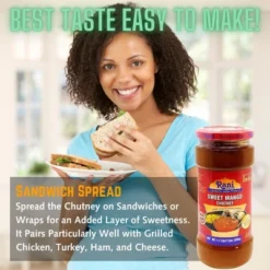 Sweet Mango Chutney - 17.6oz (1.1lbs) 500g Pack Of 6 - Rani Brand Authentic Indian Products -Kitchen GUEST 0e3a4c13 93c8 4352 982b 4b07413f5430