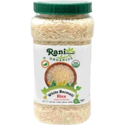 Platinum White Basmati Rice Extra Long - 56oz (3.5lbs) PET Jar - Rani Brand Authentic Indian Products -Kitchen GUEST 0e8e99de 64da 4fb2 907e f644711ee2fe