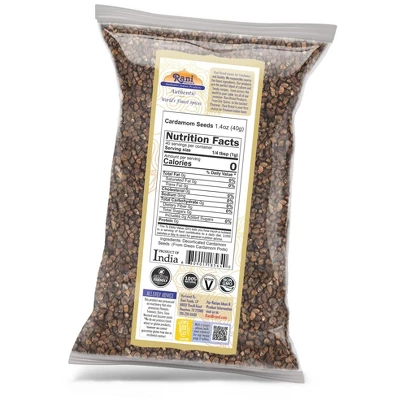 Rani Brand Authentic Indian Foods | Cardamom (Elachi) Decorticated Seeds 3 Rani Brand Authentic Indian Foods | Cardamom (Elachi) Decorticated Seeds