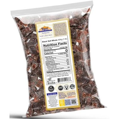 Black Salt Raw Whole (Kala Namak) - 16oz (1lb) 454g - Rani Brand Authentic Indian Products 5 Black Salt Raw Whole (Kala Namak) - 16oz (1lb) 454g - Rani Brand Authentic Indian Products - Image 3