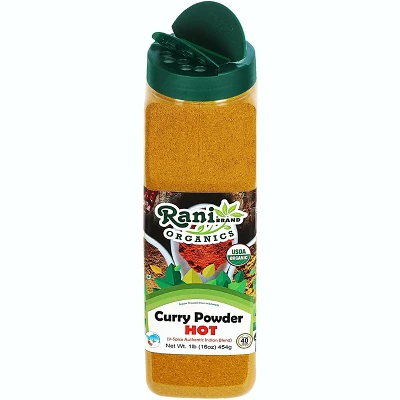 Organic Curry Powder Hot, Indian 9-Spice Blend - 16oz (1lb) - Rani Brand Authentic Indian Products 8 Organic Curry Powder Hot, Indian 9-Spice Blend - 16oz (1lb) - Rani Brand Authentic Indian Products - Image 6