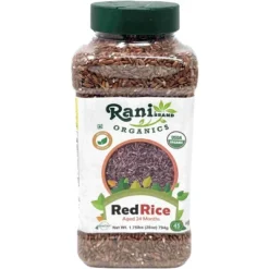 Red Rice Extra Long - 28oz (1.75lbs) 800g PET Jar - Rani Brand Authentic Indian Products -Kitchen GUEST 124beed3 6d60 4744 a0d9 9d354cd101f7