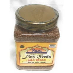 Flax Seeds (Alsi) Whole Raw - 20oz (1.25lbs) 567g - Rani Brand Authentic Indian Products -Kitchen GUEST 14c35262 ac49 4067 a116 a277971f41ec