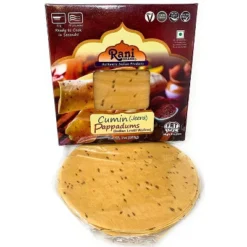 Rani Brand Authentic Indian Foods | Pappadums Jeera (Cumin) Papad