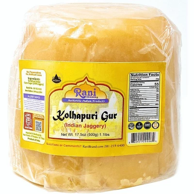 Rani Brand Authentic Indian Foods | Kolhapuri Gur (Jaggery) 9 Rani Brand Authentic Indian Foods | Kolhapuri Gur (Jaggery) - Image 7