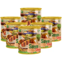 Soya Chaap (Plant Based Protein) - 30oz (1.875lbs) 850g, Pack Of 6 - Rani Brand Authentic Indian Products -Kitchen GUEST 165208cd 3a16 4847 a6e2 173a938de022