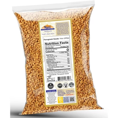 Rani Brand Authentic Indian Foods | Fenugreek (Methi) Seeds 7 Rani Brand Authentic Indian Foods | Fenugreek (Methi) Seeds - Image 5