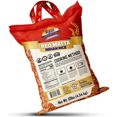 Red Matta Indian Rice 160oz (10lbs) 4.54kg - Rani Brand Authentic Indian Products 6 Red Matta Indian Rice 160oz (10lbs) 4.54kg - Rani Brand Authentic Indian Products - Image 4