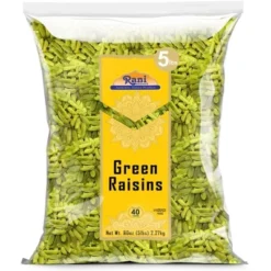 Green Raisins - 80oz (5lbs) 2.27kg - Rani Brand Authentic Indian Products -Kitchen GUEST 1a5fde87 1dae 4a61 bf19 afdfe95961b5