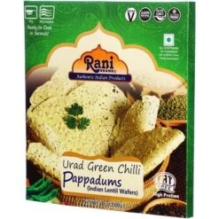 Rani Brand Authentic Indian Foods | Pappadums Green Chilli Papad -Kitchen GUEST 1b99f8ed af95 45f6 ae77 123a43e93ee6
