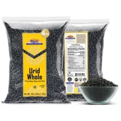 Urad Whole Black (Matpe Beans W/Skin) - 64oz (4lbs) 1.81kg - Rani Brand Authentic Indian Products -Kitchen GUEST 1ecd4c82 dfbb 441b b6d0 8954d1f3524a