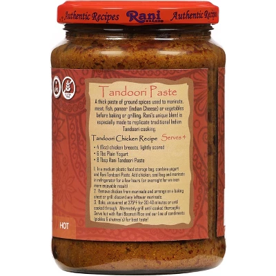 Tandoori Paste (No Colors) 26.5oz (750g) Pack Of 5+1 FREE - Rani Brand Authentic Indian Products 6 Tandoori Paste (No Colors) 26.5oz (750g) Pack Of 5+1 FREE - Rani Brand Authentic Indian Products - Image 4