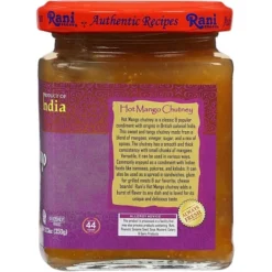 Hot Mango Chutney - 12.5oz (350g) Pack Of 6 - Rani Brand Authentic Indian Products -Kitchen GUEST 24ed1030 f409 4bb3 8588 1207e3ce96c6