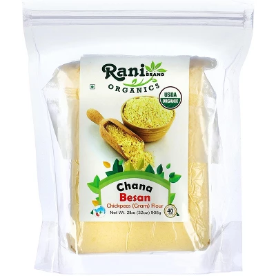Organic Chana Besan (Chickpeas Flour, Gram) - Rani Brand Authentic Indian Products 7 Organic Chana Besan (Chickpeas Flour, Gram) - Rani Brand Authentic Indian Products - Image 5