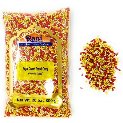 Sugar Coated Fennel Candy - 28oz (800g) - Rani Brand Authentic Indian Products 4 Sugar Coated Fennel Candy - 28oz (800g) - Rani Brand Authentic Indian Products - Image 2