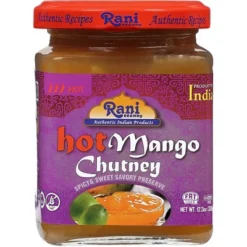 Hot Mango Chutney - 12.5oz (350g) Pack Of 6 - Rani Brand Authentic Indian Products -Kitchen GUEST 29c3231c 64a3 4f4c 95b5 a2304fc1425f