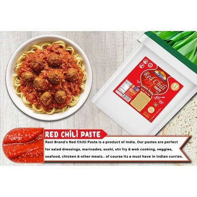 Red Chilli Cooking Paste - 176oz (11lbs) 5kg - Rani Brand Authentic Indian Products 4 Red Chilli Cooking Paste - 176oz (11lbs) 5kg - Rani Brand Authentic Indian Products - Image 2