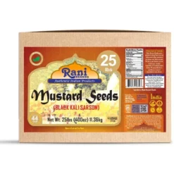 Black Mustard Seeds Whole- 400oz (25lbs) 11.36kg - Rani Brand Authentic Indian Products 12 Black Mustard Seeds Whole- 400oz (25lbs) 11.36kg - Rani Brand Authentic Indian Products -Kitchen GUEST 30aeda7e 3d6e 431e 8535 e5da62e9ad71