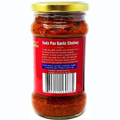 Vada Pav Garlic Chutney 10.5oz (300g) - Rani Brand Authentic Indian Products 3 Vada Pav Garlic Chutney 10.5oz (300g) - Rani Brand Authentic Indian Products