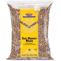 Desi Masoor Whole (American Brown Lentils) - 32oz (2lbs) - Rani Brand Authentic Indian Products 17 Desi Masoor Whole (American Brown Lentils) - 32oz (2lbs) - Rani Brand Authentic Indian Products -Kitchen GUEST 36b23614 9f6a 47e2 9ce1 942e5198a55e