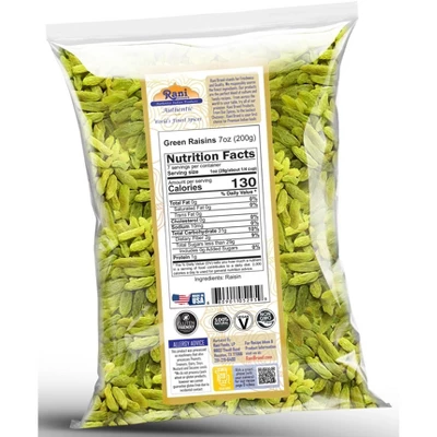 Green Raisins - 7oz (200g) - Rani Brand Authentic Indian Products 6 Green Raisins - 7oz (200g) - Rani Brand Authentic Indian Products - Image 4