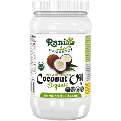 Organic Extra Virgin Coconut Oil - 15 Fl Oz (444ml) - Rani Brand Authentic Indian Products 11 Organic Extra Virgin Coconut Oil - 15 Fl Oz (444ml) - Rani Brand Authentic Indian Products - Image 9