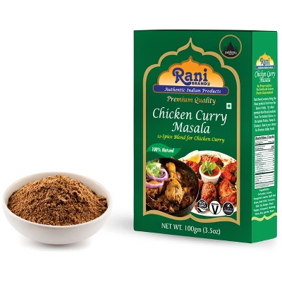 Chicken Curry Masala, Indian 13-Spice Blend - 3.5oz (100g) - Rani Brand Authentic Indian Products 4 Chicken Curry Masala, Indian 13-Spice Blend - 3.5oz (100g) - Rani Brand Authentic Indian Products - Image 2
