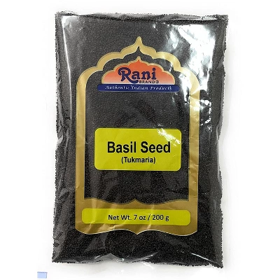 Rani Brand Authentic Indian Foods | Tukmaria (Natural Holy Basil Seeds) 5 Rani Brand Authentic Indian Foods | Tukmaria (Natural Holy Basil Seeds) - Image 3