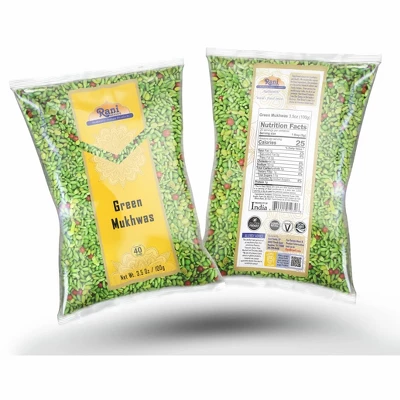 Rani Brand Authentic Indian Foods | Green Mukhwas (Special Digestive Treat) 5 Rani Brand Authentic Indian Foods | Green Mukhwas (Special Digestive Treat) - Image 3