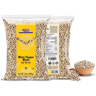 Rani Brand Authentic Indian Foods | White Pepper (Gol Mirch) 4 Rani Brand Authentic Indian Foods | White Pepper (Gol Mirch) - Image 2