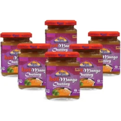 Hot Mango Chutney - 12.5oz (350g) Pack Of 6 - Rani Brand Authentic Indian Products -Kitchen GUEST 458bf833 a785 40ee 9ffb dfff9e647b2d