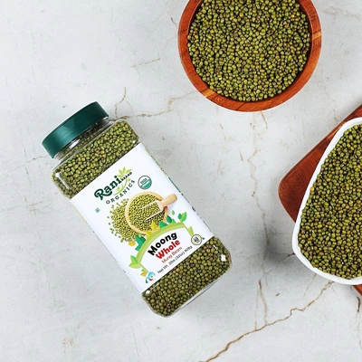 Organic Moong Whole (Whole Mung Beans W/Skin) - Rani Brand Authentic Indian Products 4 Organic Moong Whole (Whole Mung Beans W/Skin) - Rani Brand Authentic Indian Products - Image 2