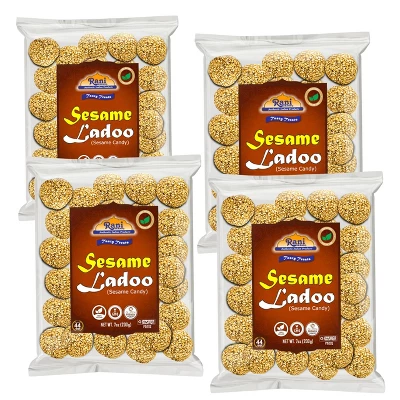 Rani Brand Authentic Indian Foods | Sesame Ladoo (Round Sesame Brittle Candy) 10 Rani Brand Authentic Indian Foods | Sesame Ladoo (Round Sesame Brittle Candy) - Image 8