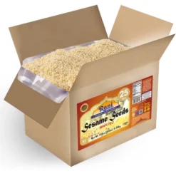 Sesame Seeds White Hulled (Till) - 400oz (25lbs) 11.36kg - Rani Brand Authentic Indian Products -Kitchen GUEST 4aa2d8bc cf9a 4caa a0a7 65331fa795ca
