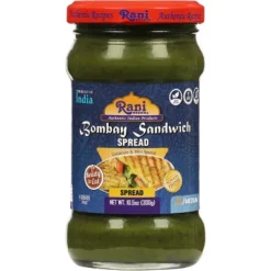 Bombay Sandwich Spread, Mild (Mint & Coriander) - 10.5oz (300g) Pack Of 6 - Rani Brand Authentic Indian Products -Kitchen GUEST 4ae85717 b1fd 4aef 83fc 4ba2dd9ce725