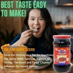 Lime Sweet Mango Chutney - 12.5oz (350g) Pack Of 6 - Rani Brand Authentic Indian Products -Kitchen GUEST 4b9951d2 56f3 400e 8f80 0148705b3978