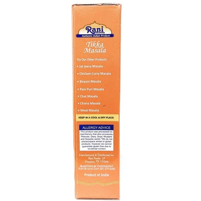 Tikka Masala, Indian 7-Spice Blend - 3.5oz (100g) - Rani Brand Authentic Indian Products 5 Tikka Masala, Indian 7-Spice Blend - 3.5oz (100g) - Rani Brand Authentic Indian Products - Image 3