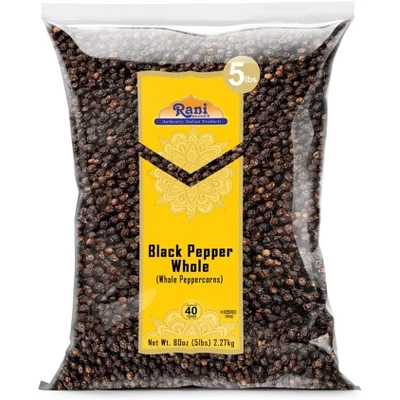 Rani Brand Authentic Indian Foods | Black Pepper Whole (Peppercorns) MG-1 Grade 16 Rani Brand Authentic Indian Foods | Black Pepper Whole (Peppercorns) MG-1 Grade - Image 14