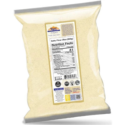 Rani Brand Authentic Indian Foods | Sattu Flour (Roasted Chana Gram) 4 Rani Brand Authentic Indian Foods | Sattu Flour (Roasted Chana Gram) - Image 2